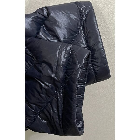 CALVIN KLEIN PACKABLE LIGHTWEIGHT PREMIUM DOWN HOODED COAT DARK BLUE, XL - Picture 8 of 14